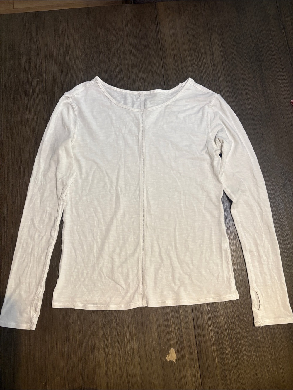 lululemon athletica White Long-Sleeve Crewneck Top